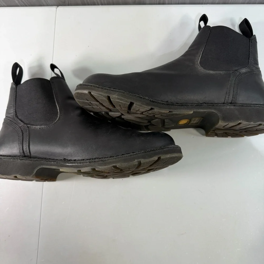 Danner Black Leather Men’s Chelsea Ankle Boot Vibram Sole‎ Comp Toe Sz 14